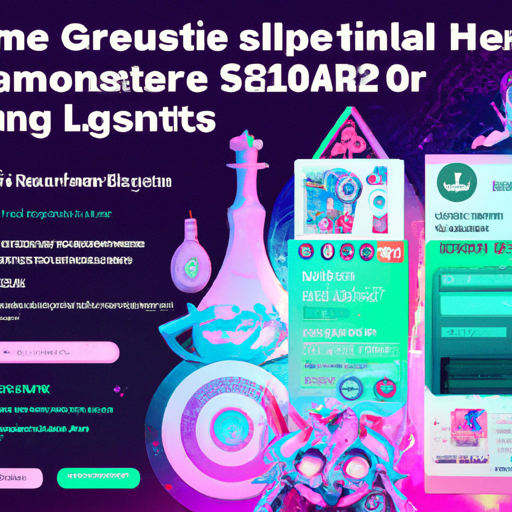 Creator cabinet: neon poster with stats